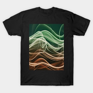 Abstract, Marble, Watercolor, Colorful, Vibrant Colors, Textured Painting, Texture, Gradient, Wave, Fume, Wall Art, Modern Art T-Shirt